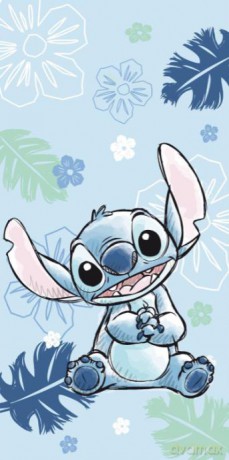 Ręcznik Lilo and Stitch Ohana blue 70x140