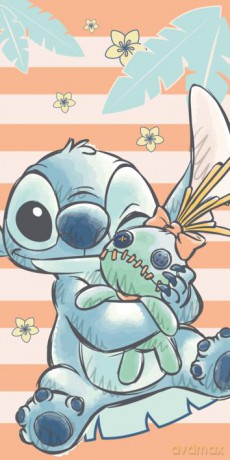 Ręcznik Lilo and Stitch Tropical Hugs 70x140