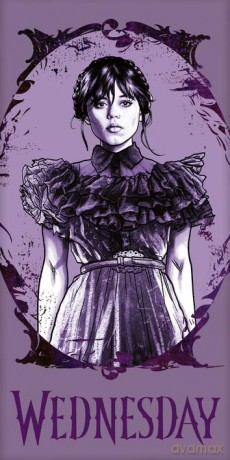 Ręcznik Wednesday Purple 70x140