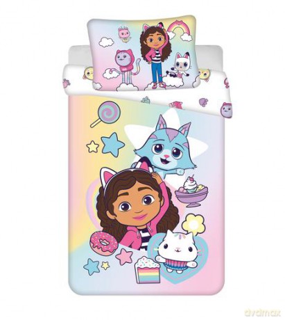 Zestaw pościeli baby Gabby´s Dollhouse Sugar Dream 100x135+40x60