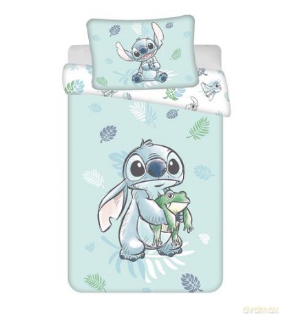 Zestaw pościeli baby Lilo and Stitch Frog 100x135+40x60