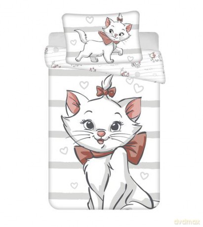 Zestaw pościeli baby Marie Cat Bow 100x135+40x60