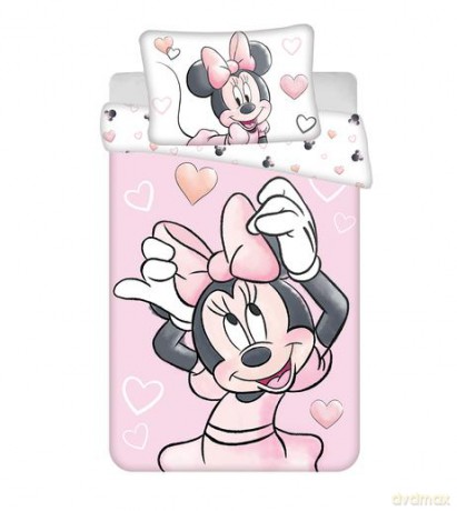 Zestaw pościeli baby Minnie Blush Pink