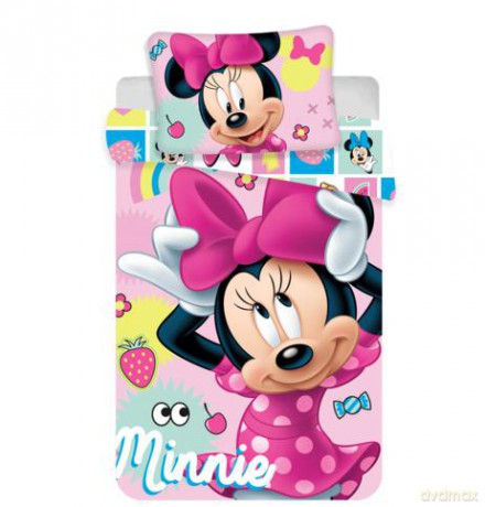 Zestaw pościeli baby Minnie Sweet 100x135+40x60