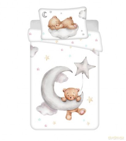 Zestaw pościeli baby Teddy Bear Moon 100x135+40x60