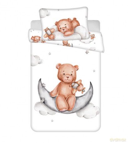 Zestaw pościeli baby Teddy Bear Plane 100x135+40x60