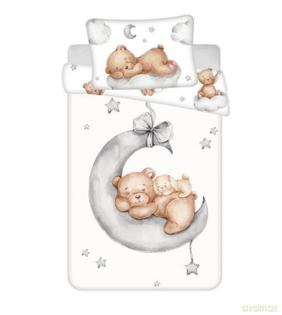 Zestaw pościeli baby Teddy Bear Ribbon 100x135+40x60