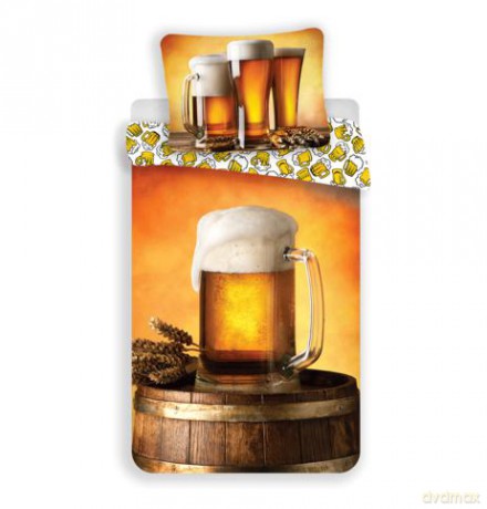 Zestaw pościeli Beer 140x200+70x90