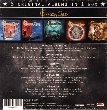 Freedom Call: 5 Original Albums [5CD]