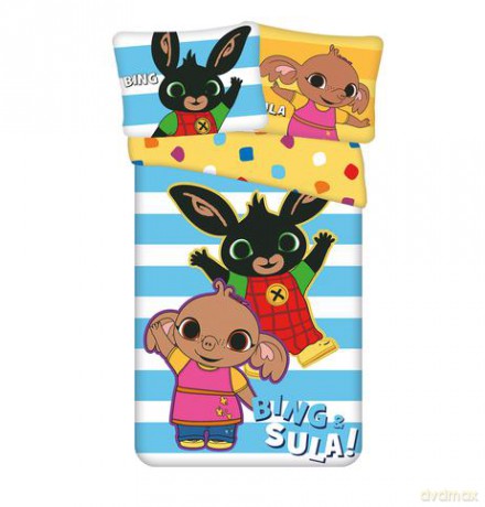 Zestaw pościeli Bunny Bing Sula 140x200+70x90