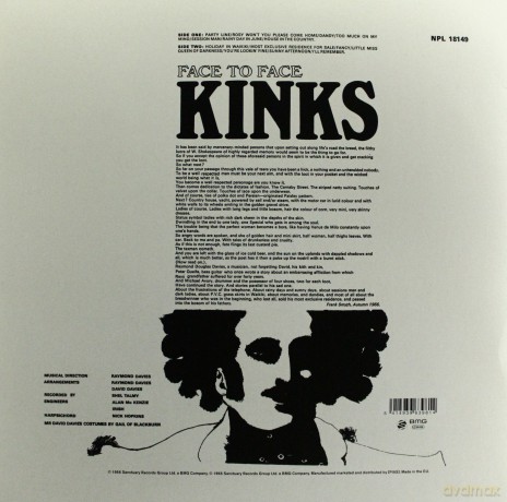 The Kinks: Face To Face [Winyl]