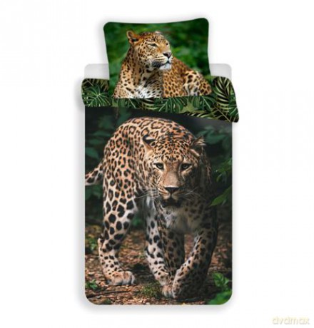 Zestaw pościeli Leopard Green