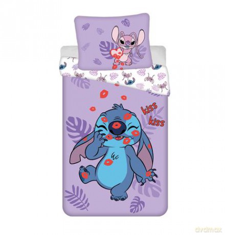 Zestaw pościeli Lilo and Stitch Kiss