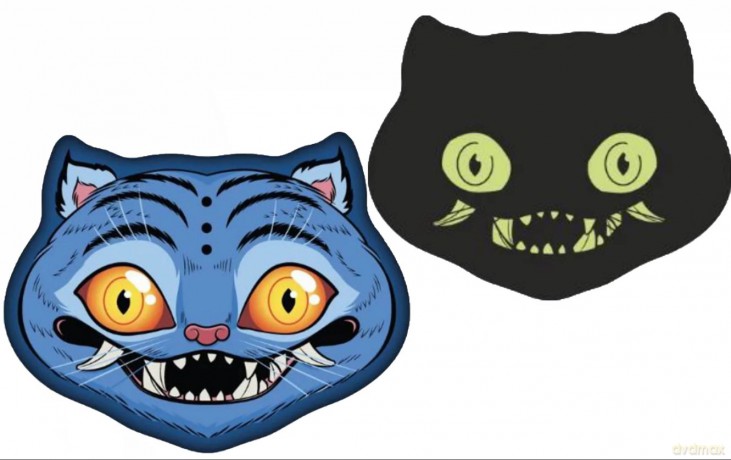 K-POP Demon Hunters poduszka, kształtka świecąca w ciemności 40cm, 100% poliester
