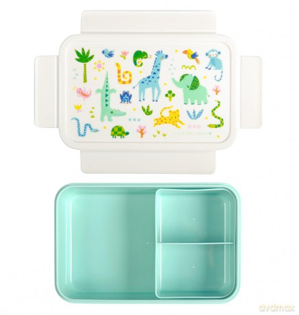A little lovely company - Bento lunch box - Jungle - 22 x 7 x 14.5 cm
