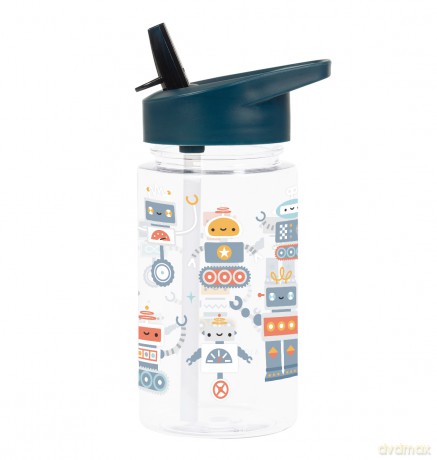 A little lovely company - Drink Bottle - Robots - 450 ml