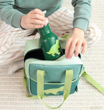 A little lovely company - Little stainless steel drink bottle - Dinosaur - 7 x 17 x 7 cm