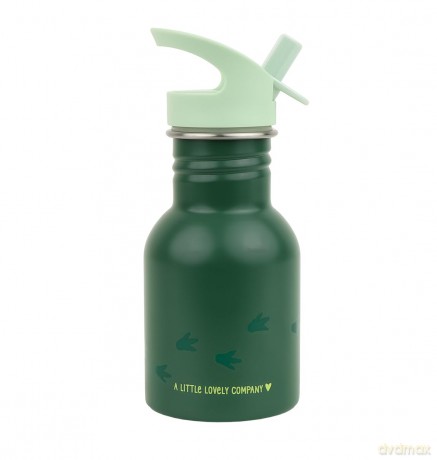 A little lovely company - Little stainless steel drink bottle - Dinosaur - 7 x 17 x 7 cm