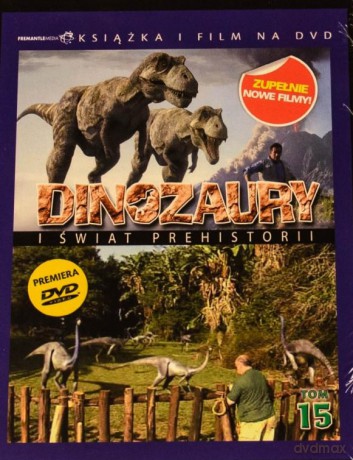 Dinozaury i Świat Prehistorii: Tom 15. Park Prehistoryczny - W pogoni za Tyranozaurami (booklet) [DVD]
