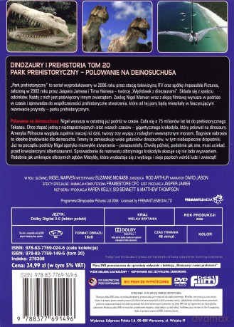 Dinozaury i Świat Prehistorii: Tom 20. Park Prehistoryczny - Polowanie na deinosuchusa (booklet) [DVD]