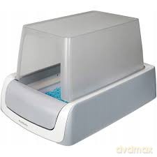 PetSafe - ScoopFree Self-Cleaning Litter Box with Hood - 2nd Gen., Grey (PAL19-17125)