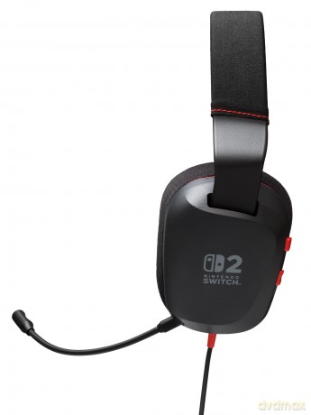 PowerA - Wired Stereo Headset for Nintendo Switch 2 - Black