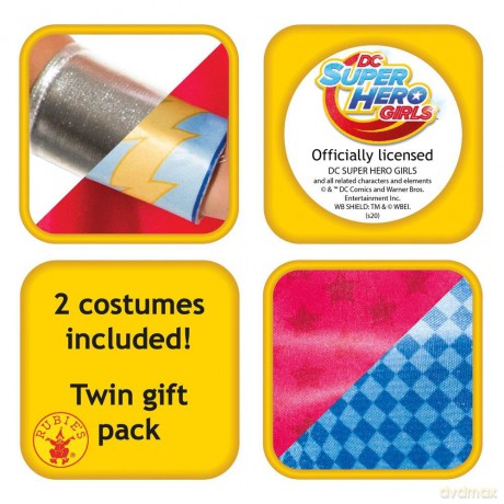 Rubies - Supergirl And Wonder Woman Twin Pack (630448L000)
