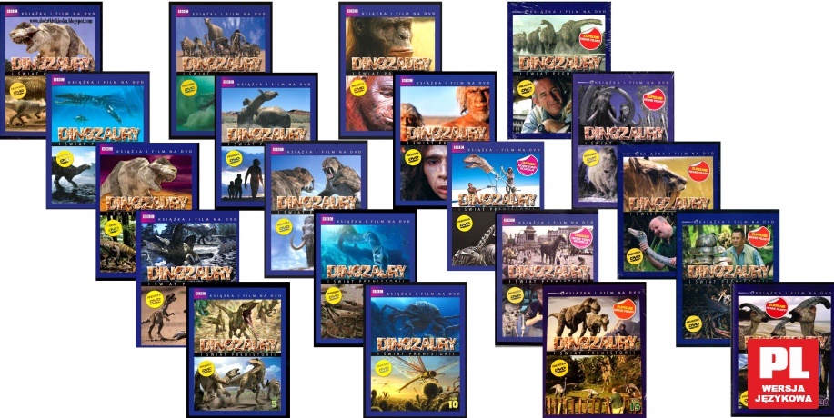 Dinozaury i świat prehistorii (booklet) PAKIET [20DVD]