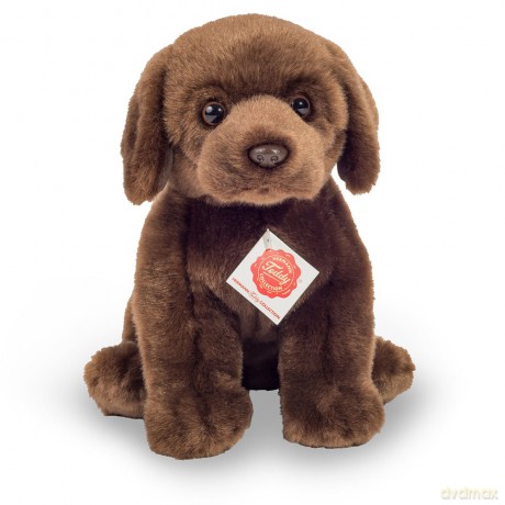 Teddy Hermann - Sitting Labrador dark brown 25 cm (919582)