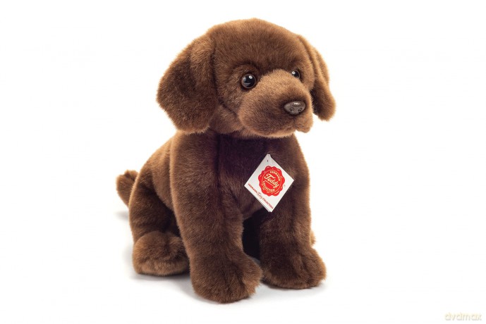 Teddy Hermann - Sitting Labrador dark brown 25 cm (919582)