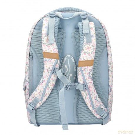Topmodel - School Backpack FESTIVAL FUN - Cream, Gold, Light Blue