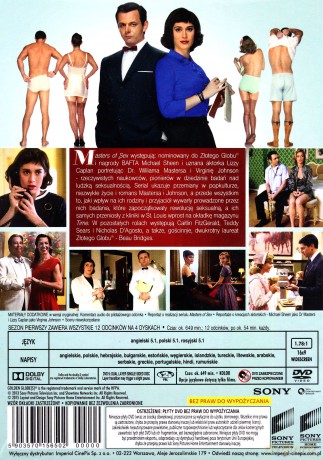 Masters of Sex Sezon 1 [BOX] [4DVD]