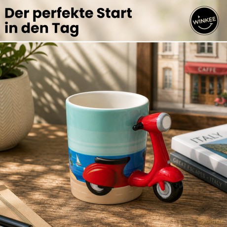Winkee - La Dolce Vita Scooter Kubek