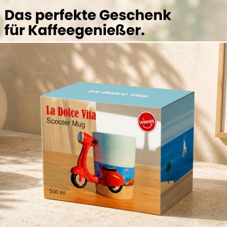 Winkee - La Dolce Vita Scooter Kubek