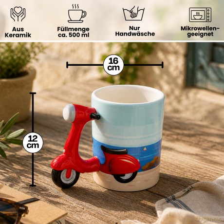 Winkee - La Dolce Vita Scooter Kubek