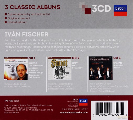 Ivan Fischer: 3 Classic Albums [3CD]