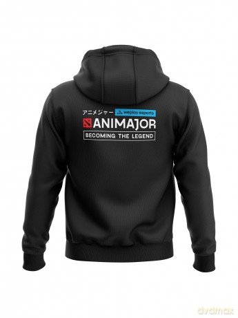 Animajor - Dota 2 Hoodie Black Monkey King, S