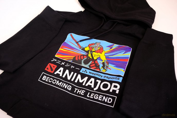 Animajor - Dota 2 Juggernaut Hoodie Black, XL