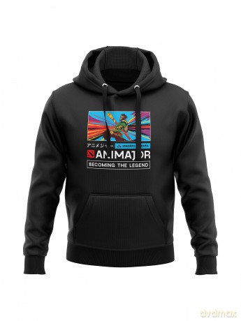 Animajor - Dota 2 Monkey King Hoodie Black, L