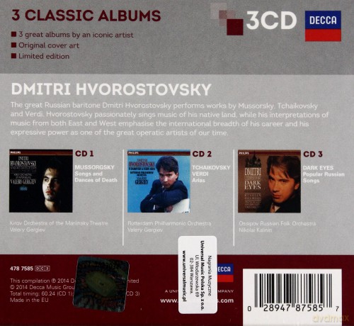 Dmitri Hvorostovsky: 3 Classic Albums [3CD]