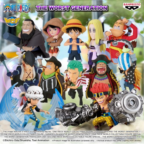 Bandai One Piece -World Collectable Figure Special the Worst Generation Trafalgar Law