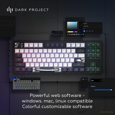 Dark Project ALU Bushido - Mechanical Gaming Keyboard (ANSI)