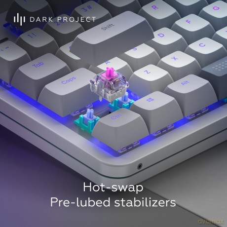 Dark Project ALU Daylight - Mechanical Gaming Keyboard (ANSI)