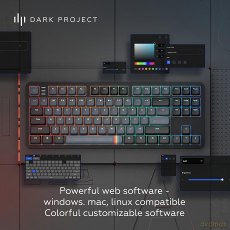 Dark Project ALU Midnight - Mechanical Gaming Keyboard (ANSI)
