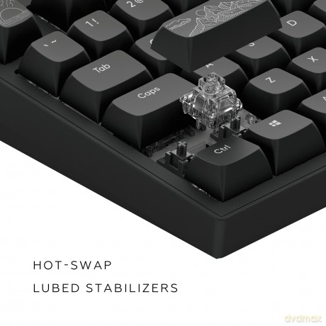 Dark Project ALU Terra Nostra R2 Black - Wired Gaming Keyboard (ANSI)