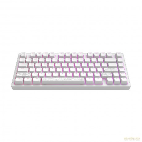 Dark Project ALU Terra Nostra R2 White - Wired Gaming Keyboard (ANSI)