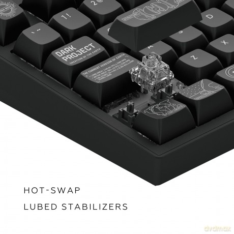 Dark Project ALU Terra Nova Black - Wireless Gaming Keyboard (ANSI)