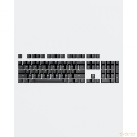 Dark Project KS-45 Keycaps PBT, ENG/RU/UA, Black
