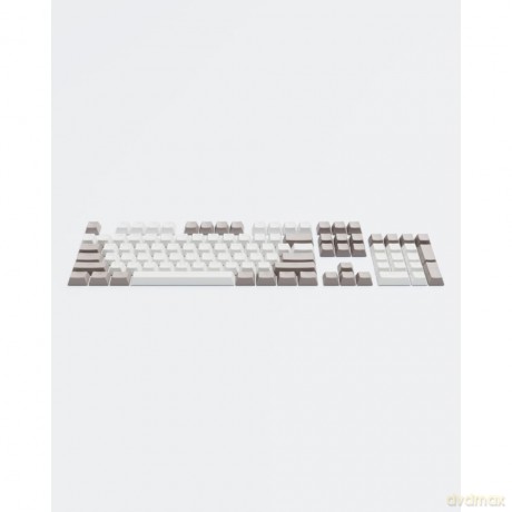Dark Project KS-48 Keycaps PBT, ENG/RU/UA, Gray/White