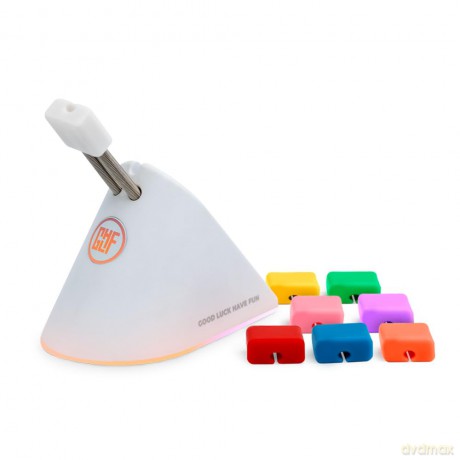 FragON - Citadel RGB Mouse Bungee with 8 colorful clips, White